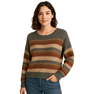 Haley London Knit Sweater Size Large Woman’s Long Sleeve L